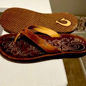 Olakai Leather Flip Flop